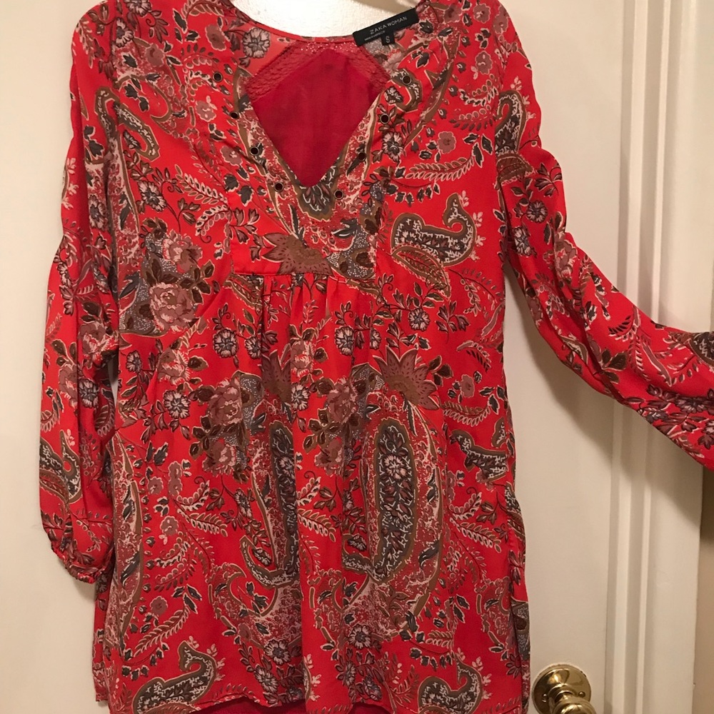 Bohemian baby doll dress